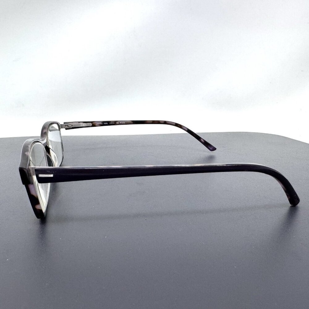 Lt Lightec 7669l Rectangular Eyeglass Frames Plum… - image 5